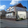 Fenced-off former The Sea View, Burry Port