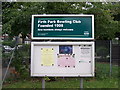 Firth Park Bowling Club, Firth Park, Sheffield