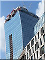 Curved Office Block, nearing completion