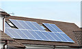 Roof and solar panels, Saintfield