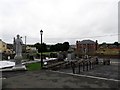 The statue of St Patrick outside Crossmaglen