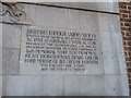 Plaque on Building West India Dock Road, Limehouse, London