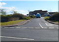 Entrance road to Ashburnham Golf Club, Burry Port