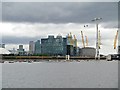 TQ3979 : River Thames, Greenwich Peninsula by David Dixon