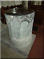 Parish church, Donhead St Mary: font