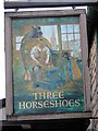 Three Horseshoes sign