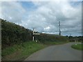 SS3312 : Lane Cross, near Sutcombe by David Smith