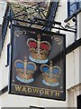 The Three Crowns sign