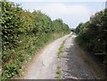 Track leading towards Elworthy Barrows