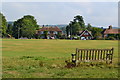 Bench on the green Boughton Lees