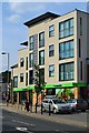 Modern shop and apartments in City Road