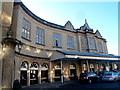 Entrance to Bath Spa railway station