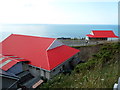 SN5882 : Red roofs on Constitution Hill, Aberystwyth by Jaggery