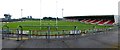 A panoramic view of Healy Park, Omagh