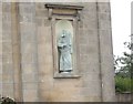 Wall mounted sculpture on St Thomas RC Church