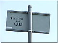 None E.U. Road Sign