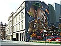 NS5965 : City Halls graffiti style mural by Thomas Nugent