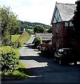 Access lane to Court Farm, Builth Road