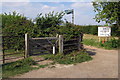 Footpaths at Hall End