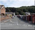 Lockup garages between Glyn Terrace and The Rhyd, Tredegar