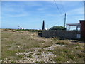 View towards the two lighthouses at Dungeness