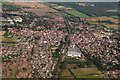 Market Rasen from the South: aerial 2013