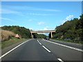 Bridge over A39 carrying the road to Ball Hill