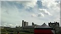 View of Balfron Tower, Glenkerry House and Langdon Park School from Langdon Park