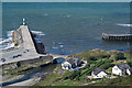 SN5780 : Mouth of Aberystwyth Harbour by Ian Capper