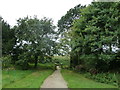 St Mary, Pilsdon: path