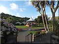 Bandstand in the gardens in Wilder Road. Ilfracombe