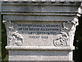 Allenton War Memorial (detail)