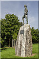 SO0561 : Statue of Thomas Jones in Park, Temple Street, Llandrindod Wells, Powys by Christine Matthews