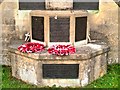 Hardwick Village War Memorial (detail)