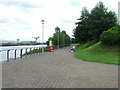 Riverside path at Braehead