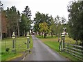 Entrance to Ledgowan Lodge Hotel