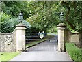 ST8477 : Gates to Manor House Hotel, Castle Combe by Rob Farrow