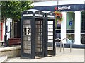 Black Telephone Boxes in Camborne