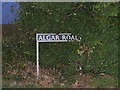 Algar Road sign