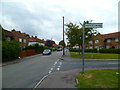 Looking west at the junction of Hesa and Wesley Roads