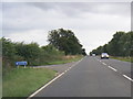 A15 at entrance to Beaufoe Manor