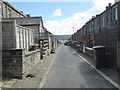 Back Woodside Place - looking towards Woodside Road