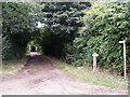 TM1184 : Footpath to Heywood Road & entrance to The Downs by Geographer