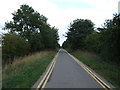 Road heading east past Scampton Airfield