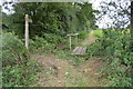 Footpath to the A414