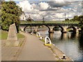 SK7954 : River Trent, Trent Bridge at Newark by David Dixon