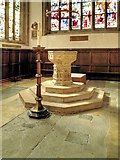 SK7953 : The Font, St Mary Magdalene Church by David Dixon