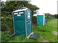 The facilities area, St Ives Campsite