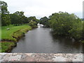 NY7613 : River Eden from Musgrave Bridge (looking east) by Bikeboy