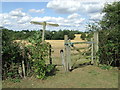 Gate And Footpath Sign